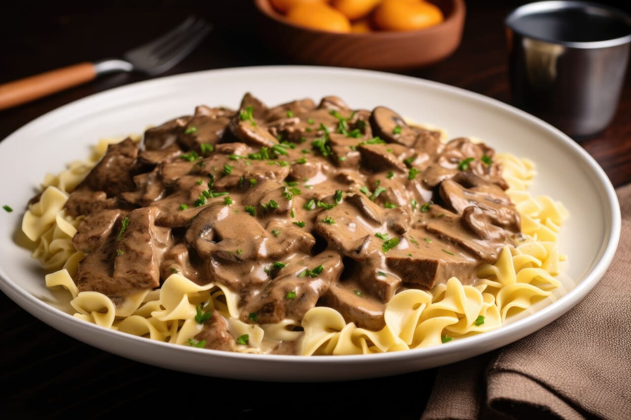Beef Stroganoff