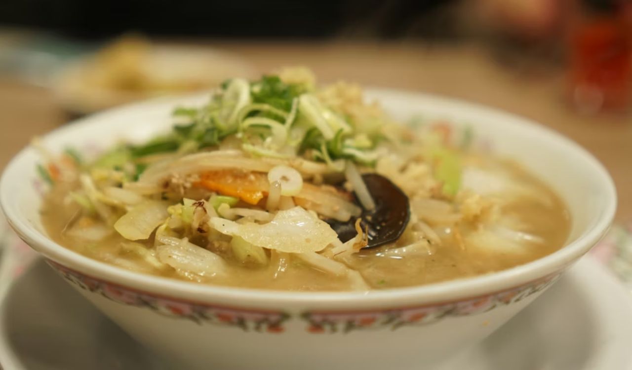 A bowl of soup