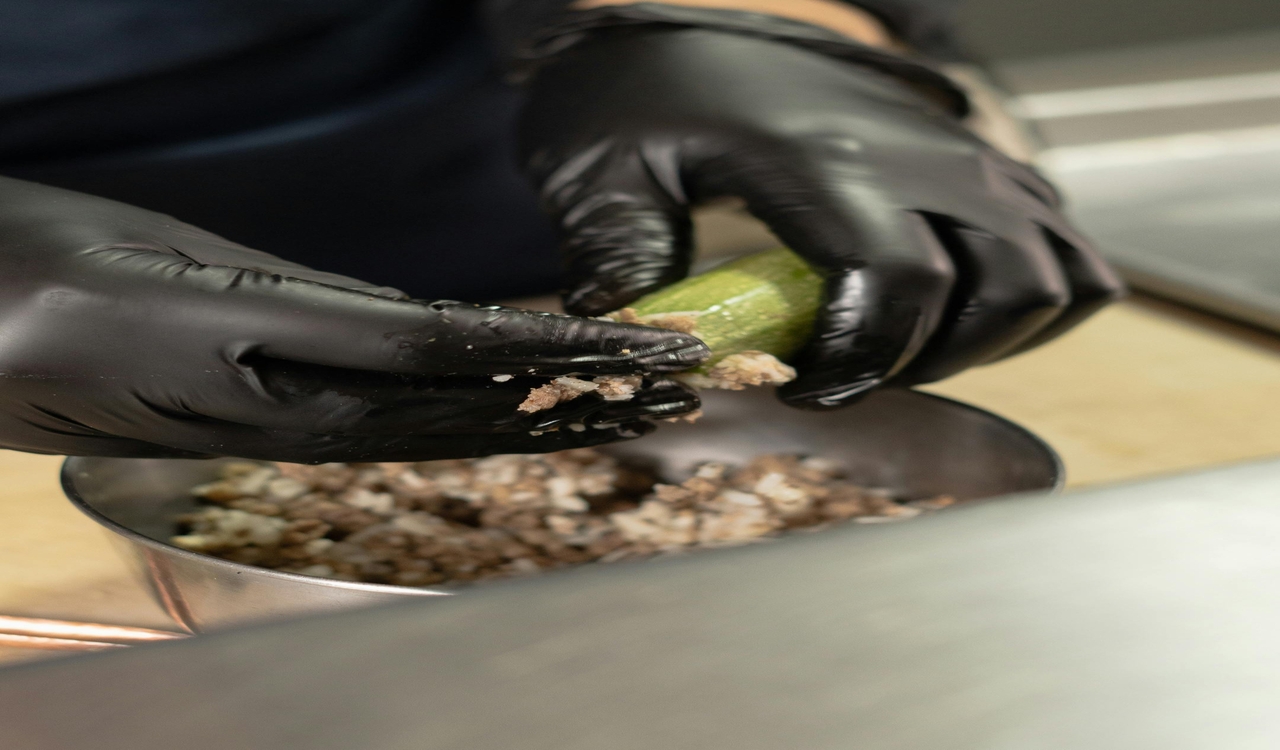 Preparing Authentic Lebanese Stuffed Zucchini