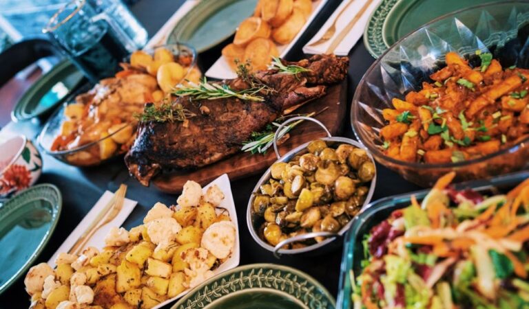 Assorted type of foods