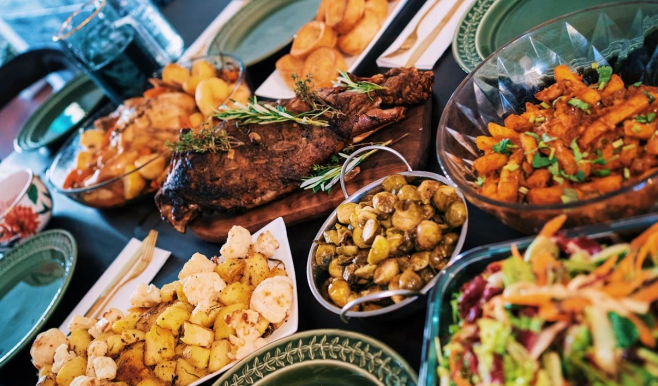 Assorted type of foods