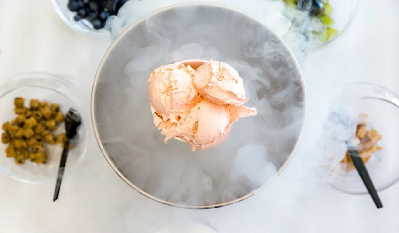 Bowl of ice cream