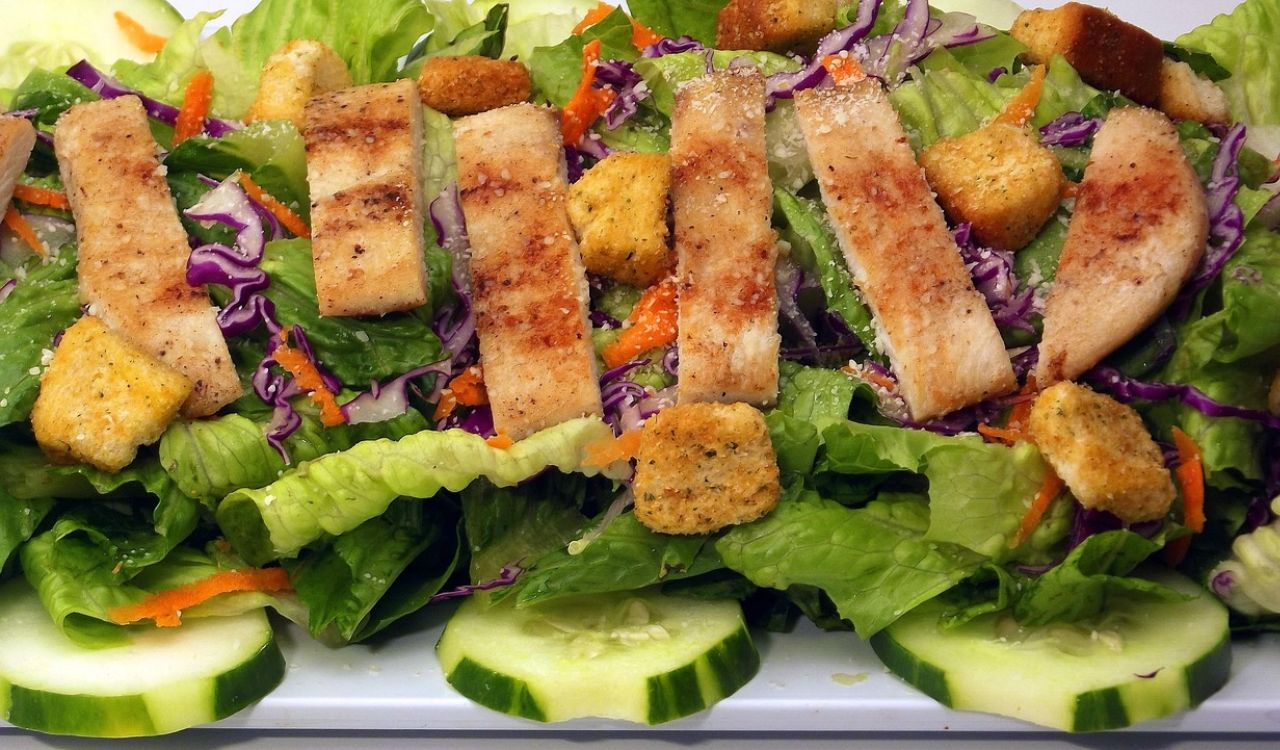 Caesar chicken salad
