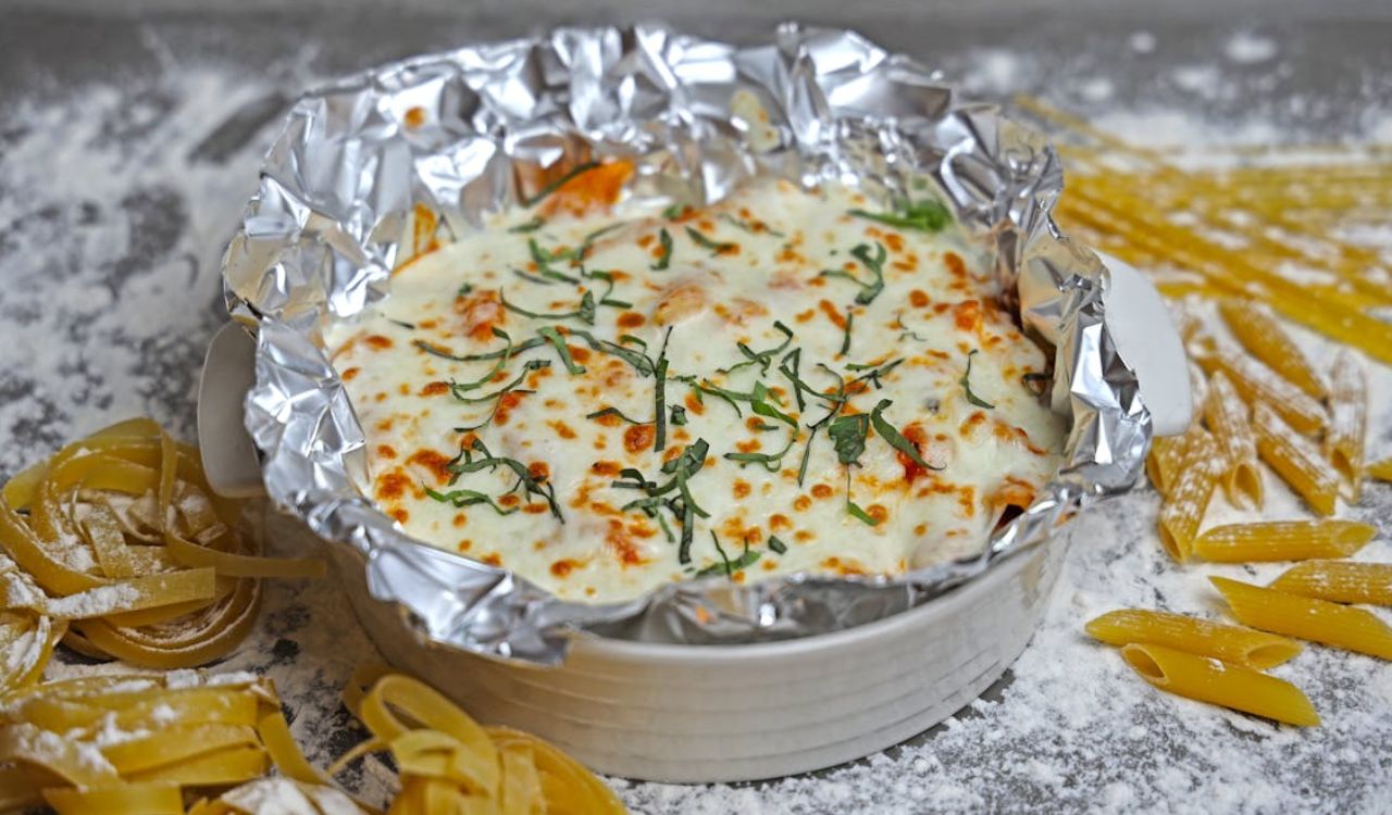 Chicken pasta bake