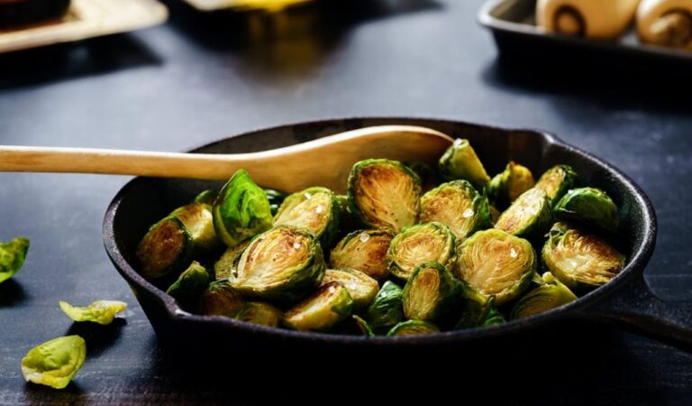 Cooked Vegetable on Pan