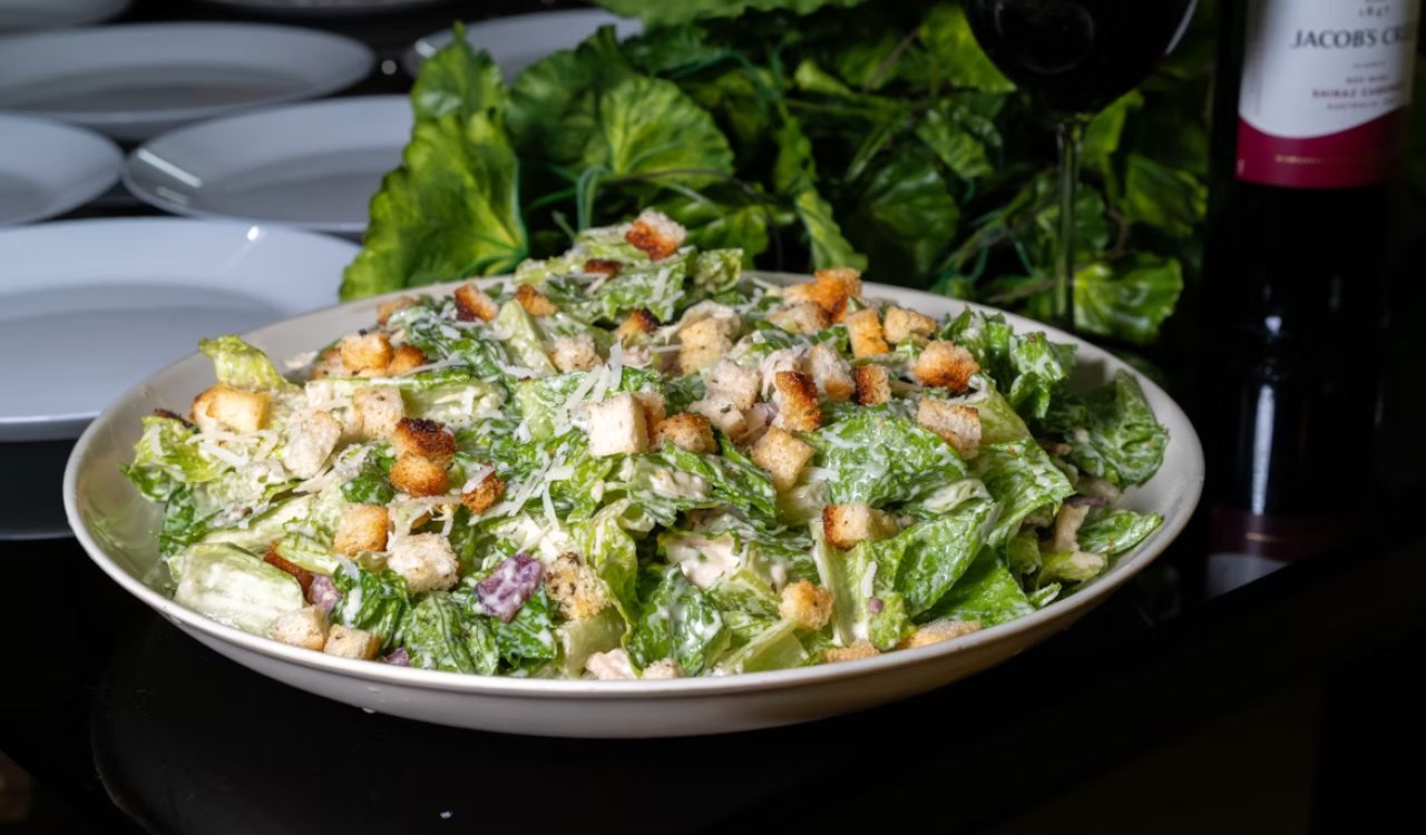 Delicious Caesar salad