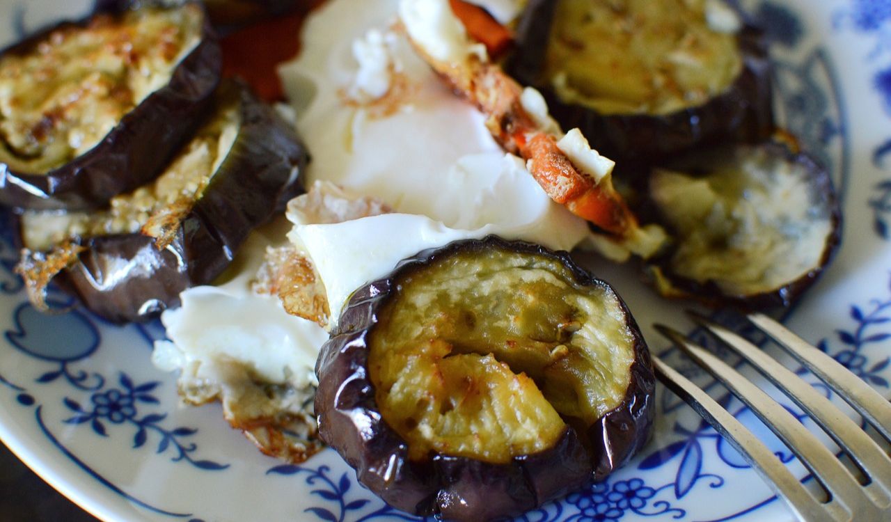 Fried eggplant