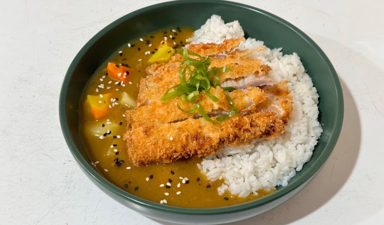 Japanese curry with rice