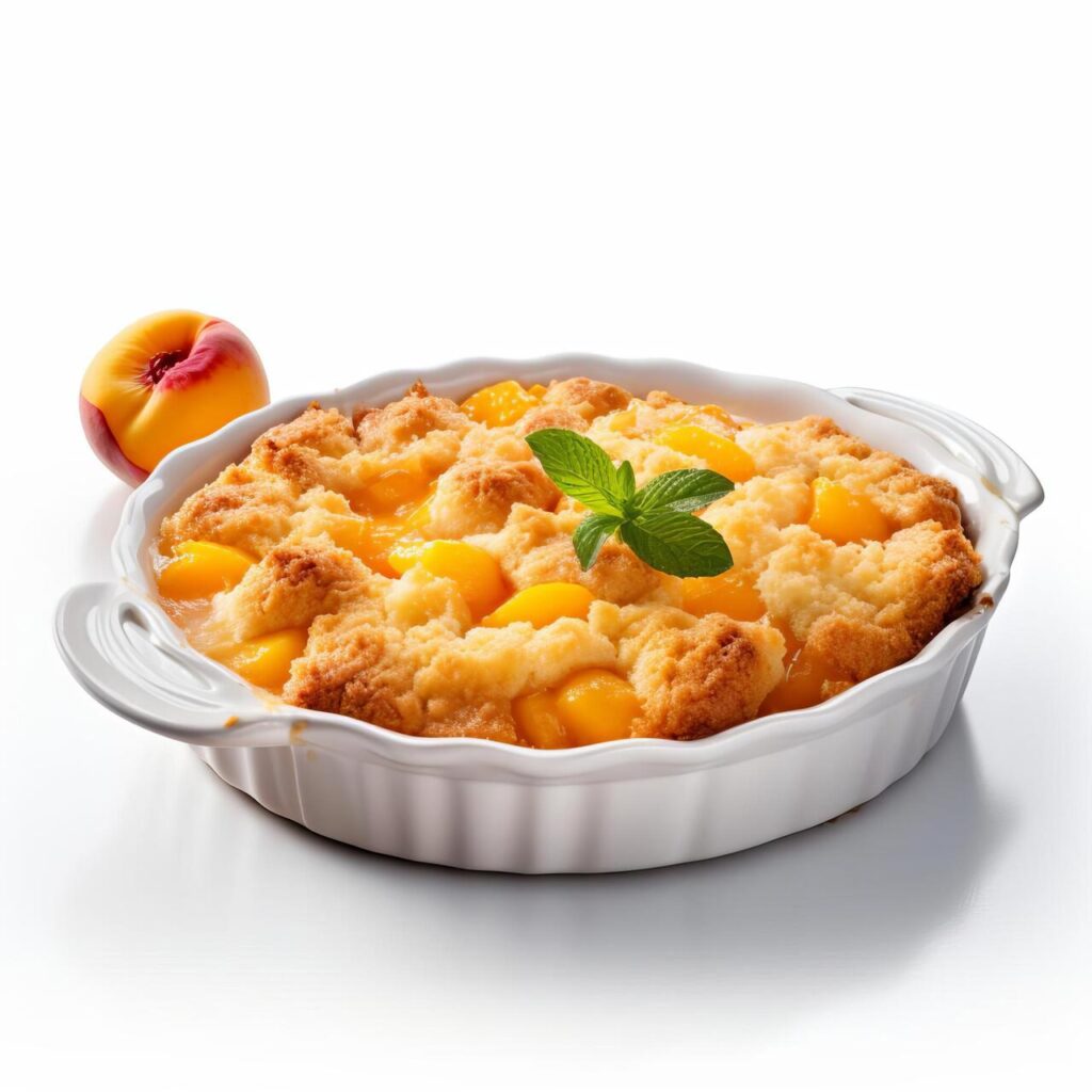  Peach Cobbler
