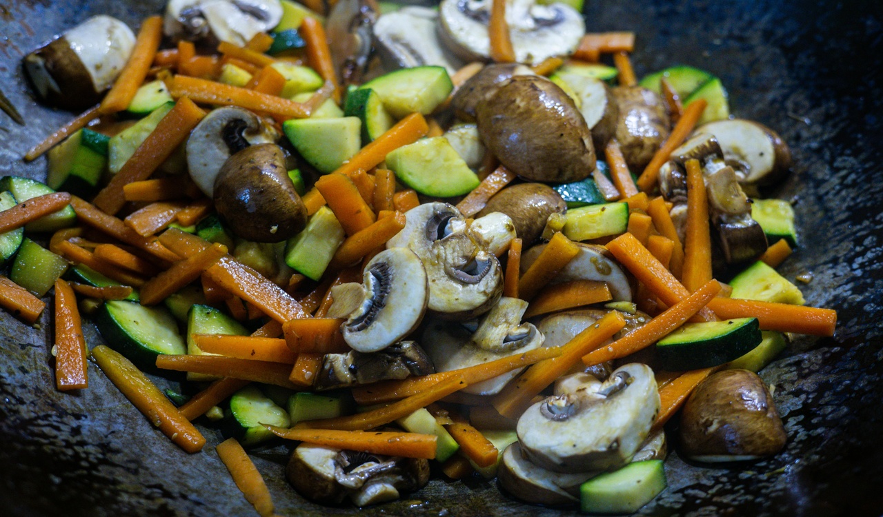 Vegetables in a Stir Fry