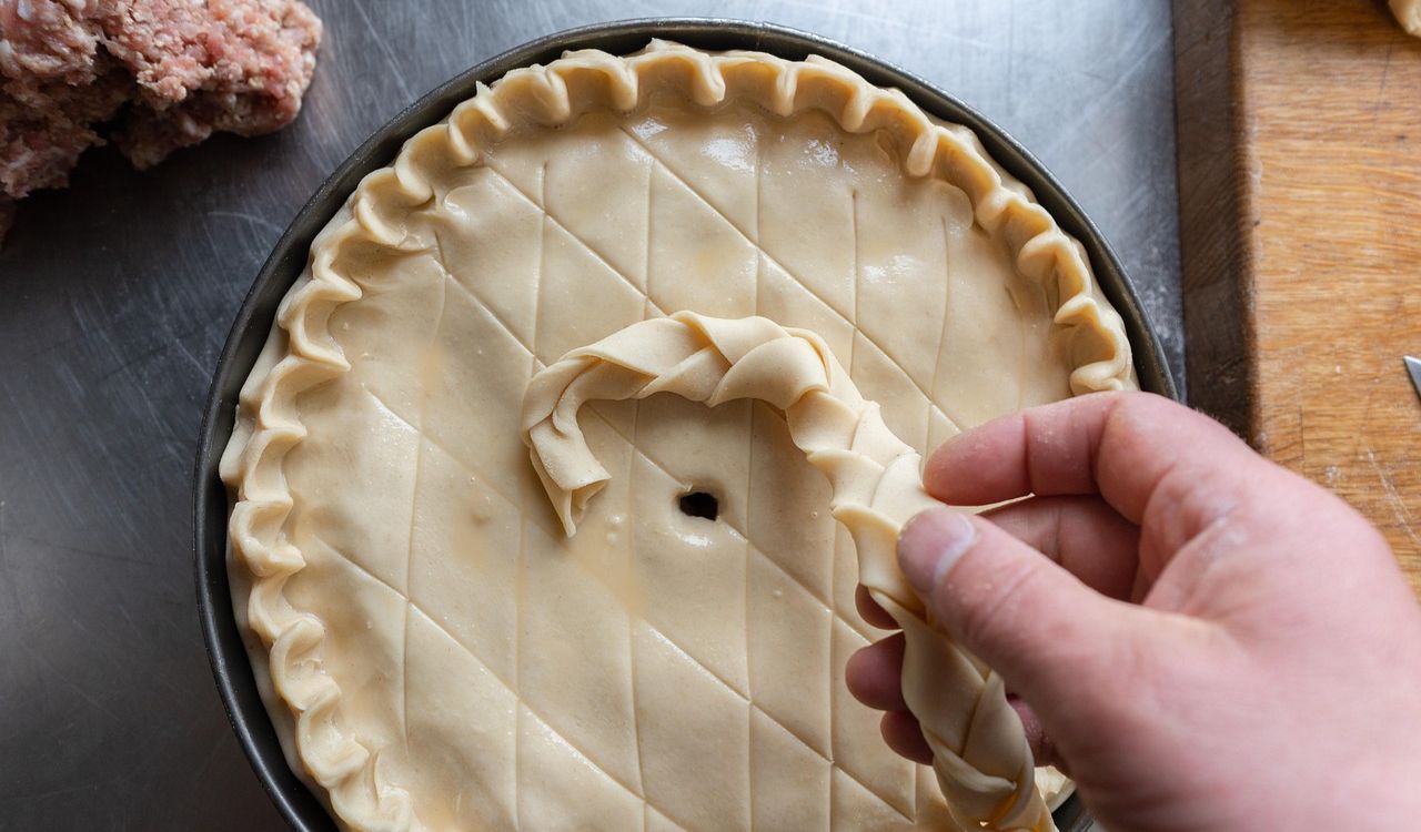 Pie baking pastry crust