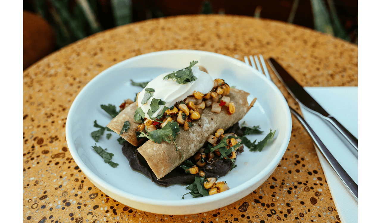 Close-up of a Meal on a Plate