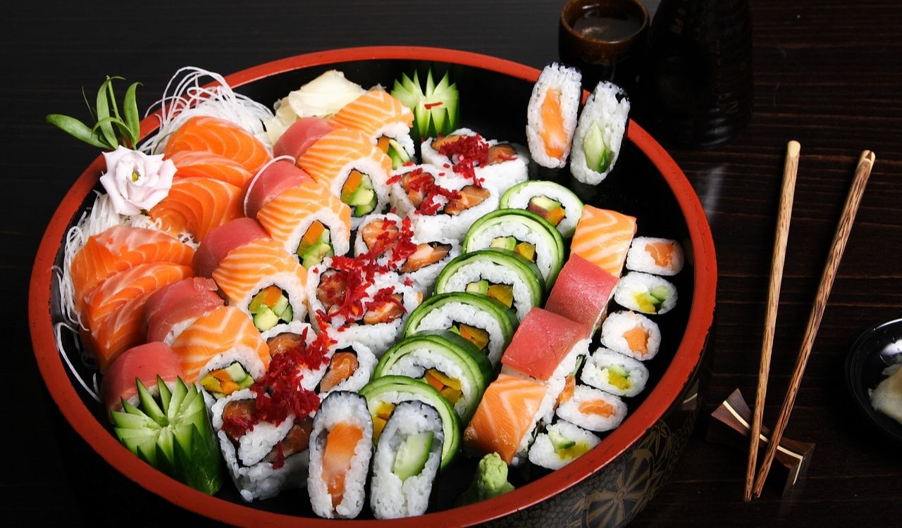 Sushi platter