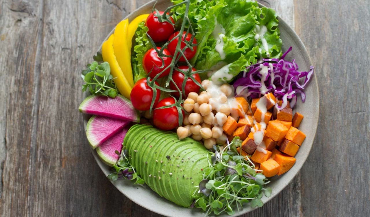 Vegan salad bowl