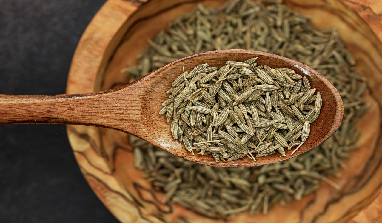 Close-Up Shot of Herbs on a Spoon