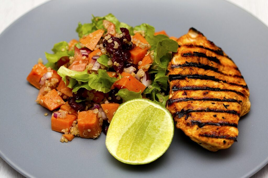 Grilled Chicken and Quinoa Power Salad