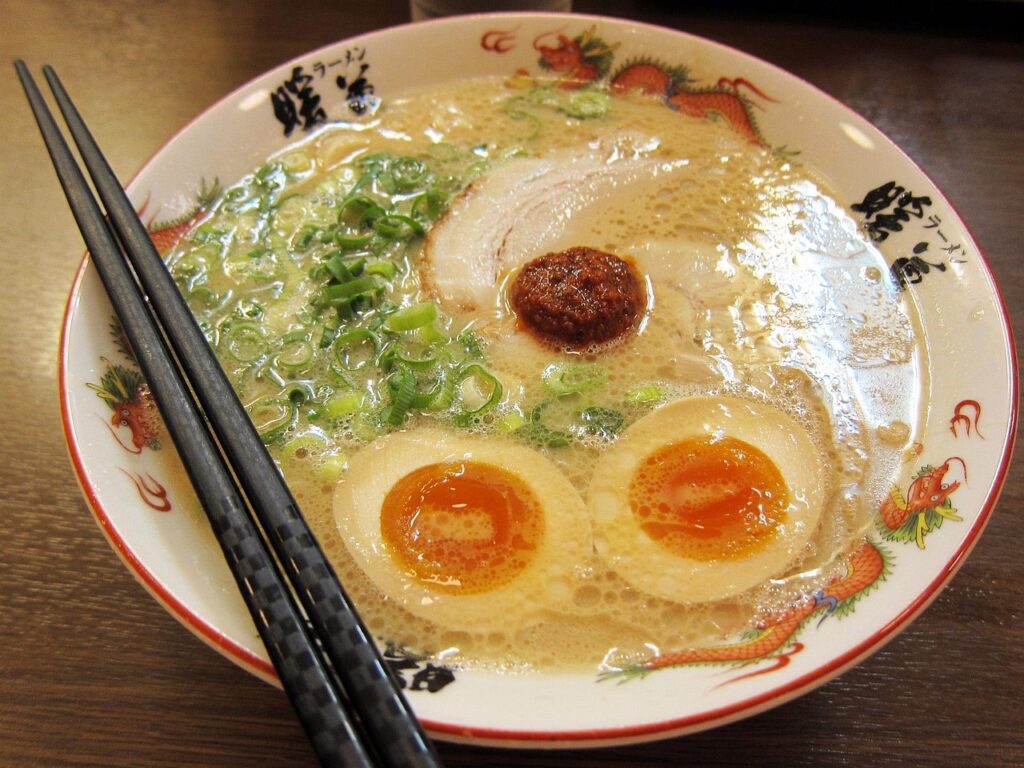 Noodle soup, Hand-pulled noodle, Ramen image.