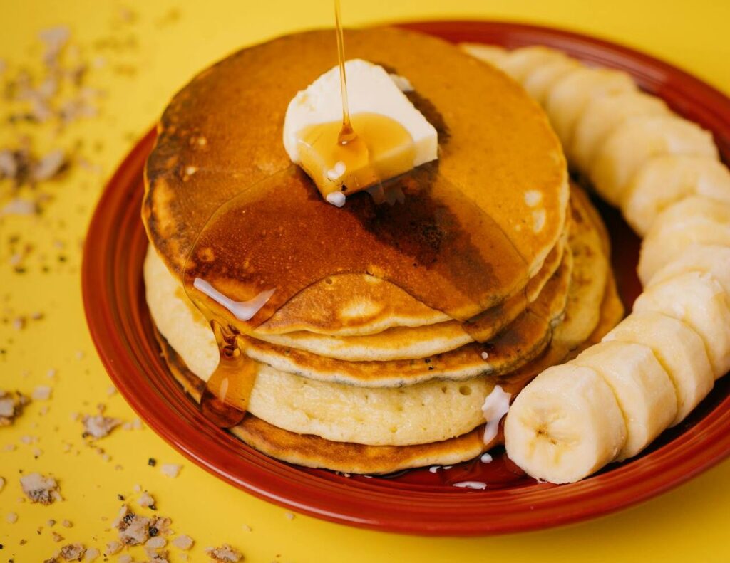 Peanut Butter Banana Pancakes