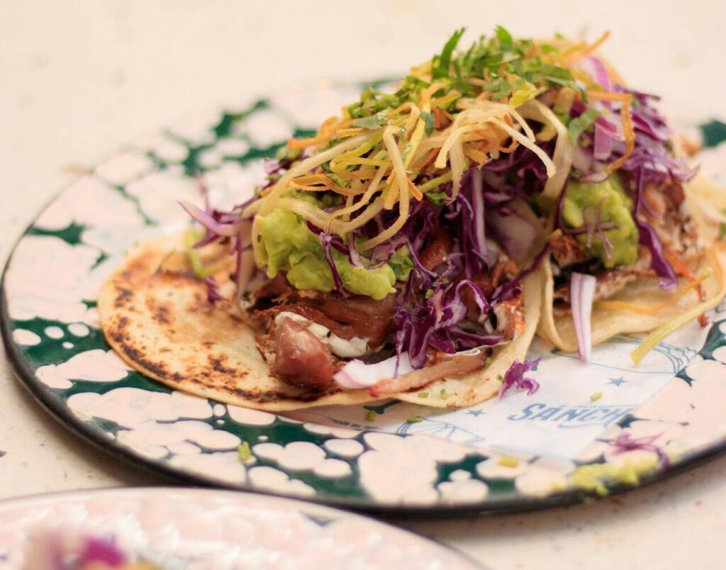 Fish Tostadas with Avocado and Salsa