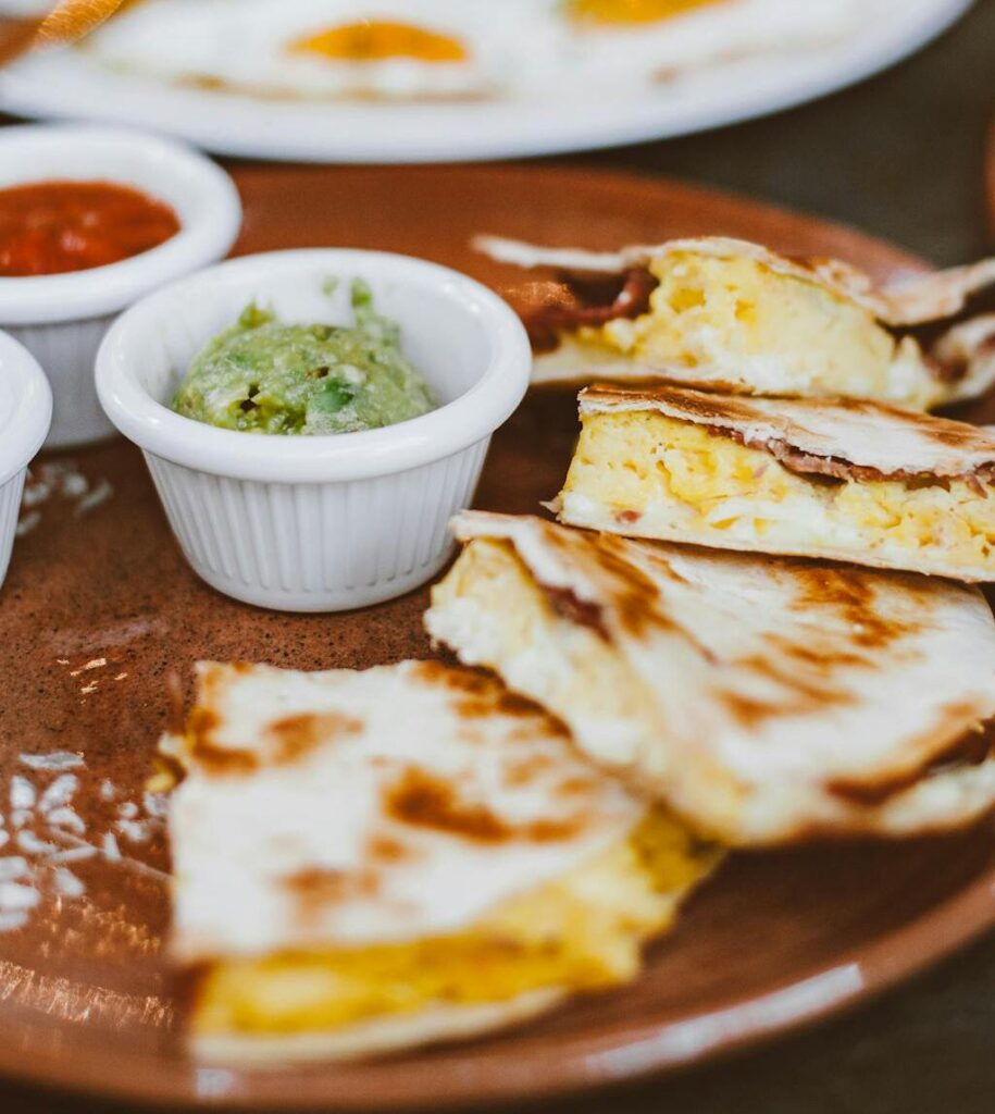Close-up Photo of Quesadilla