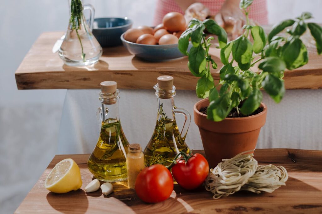 Ingredients at Table