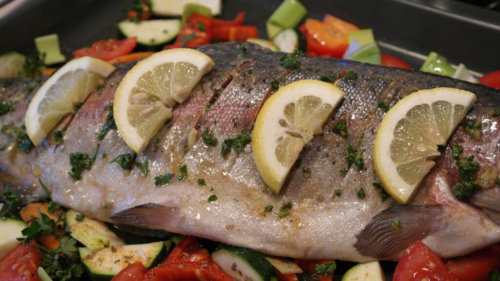 Sheet-Pan Lemon Dill Trout