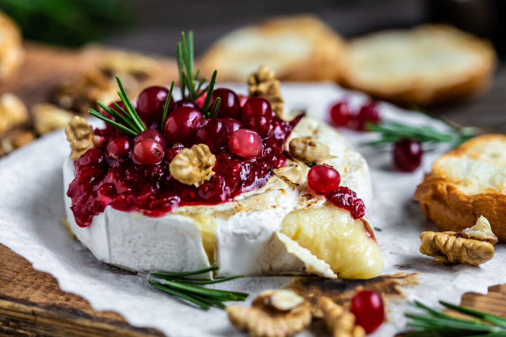 Baked Brie with Jam