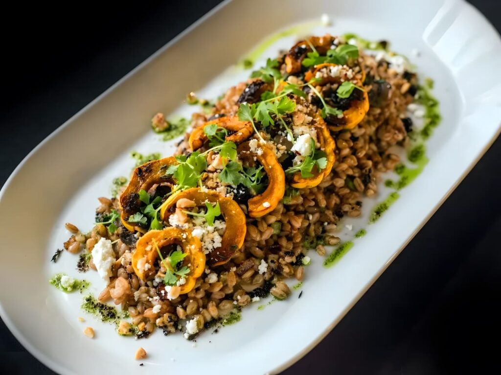 Roasted Veggie and Farro Salad