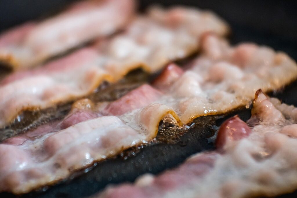 Sizzling, Hot, Bacon image.