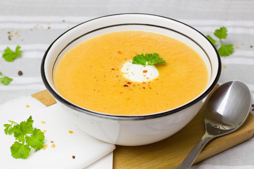 Soup, Carrot, Ginger image.