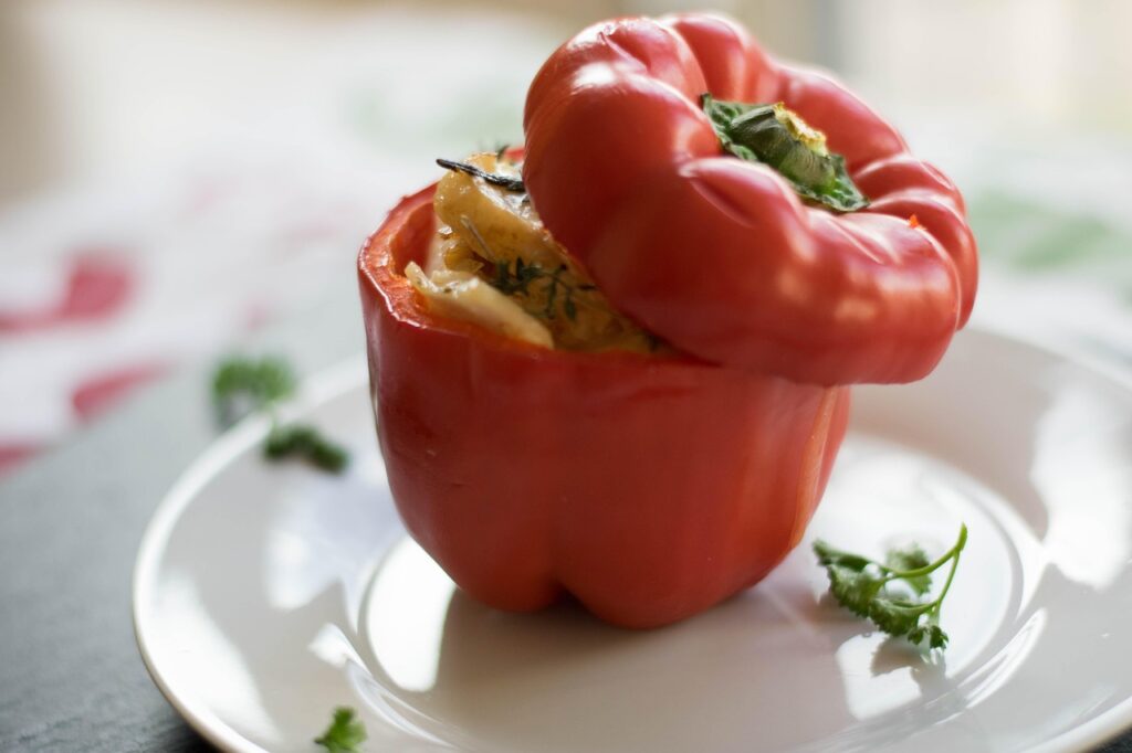 Slow Cooker Stuffed Peppers