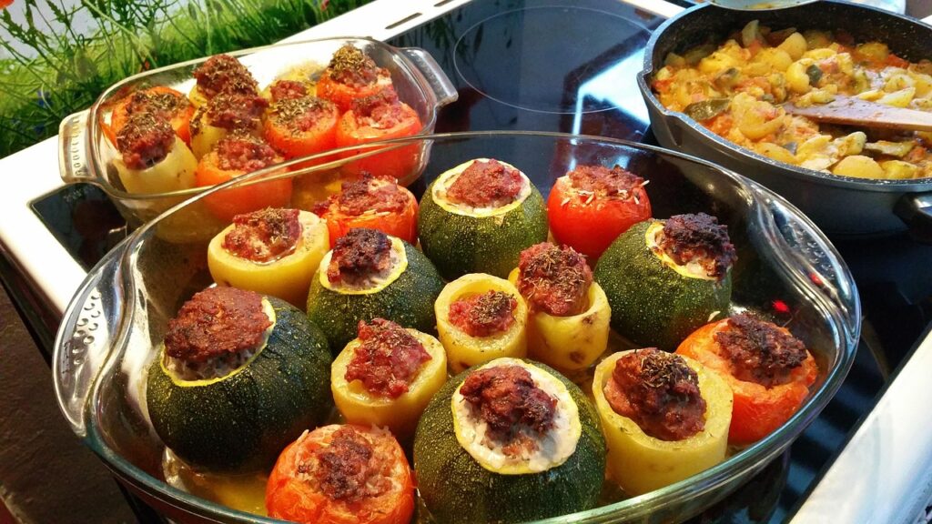 Stuffed vegetables, Provence, Nature image