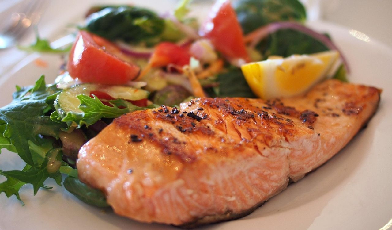 Baked salmon