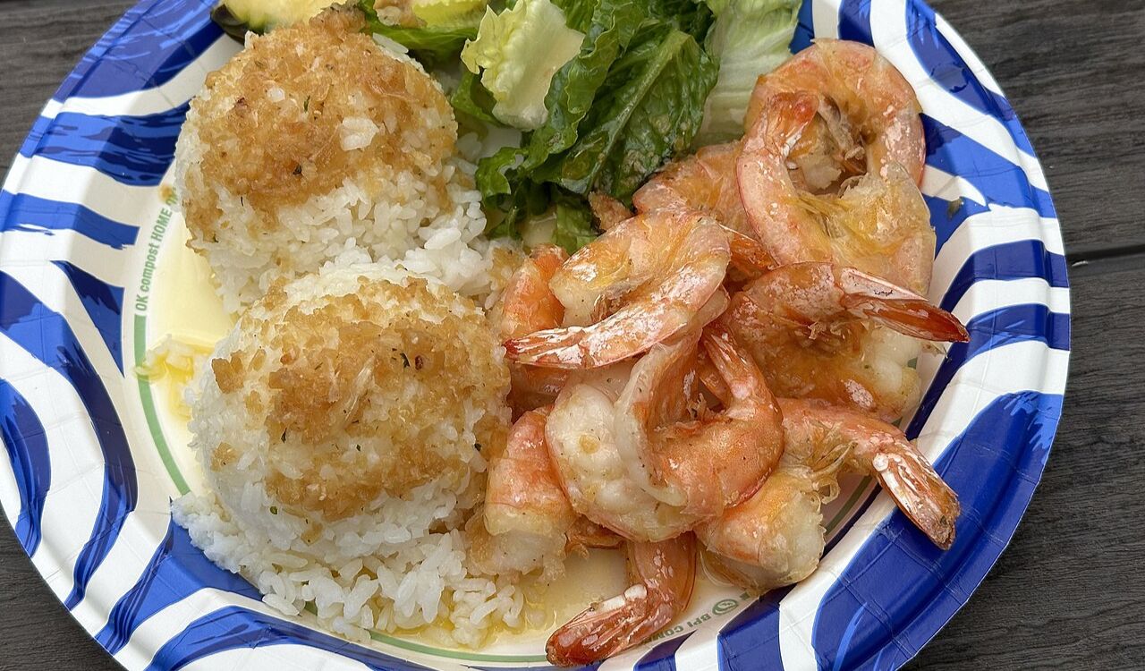 Butter garlic shrimp