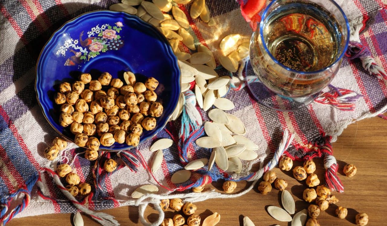 Crispy chickpeas