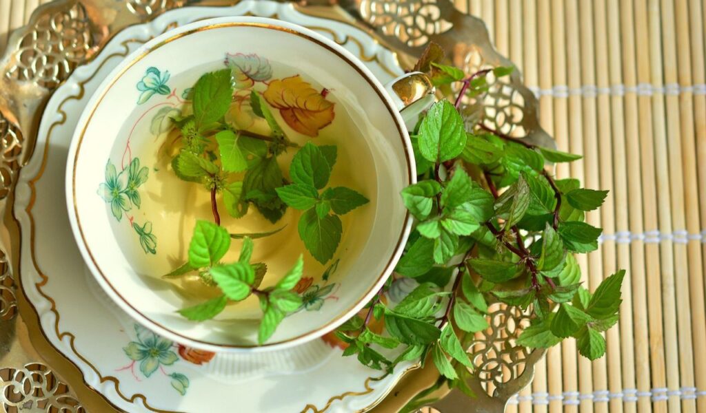 Peppermint tea